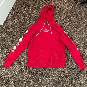 brand: sweatshirt from Hollister, size: M, color: red